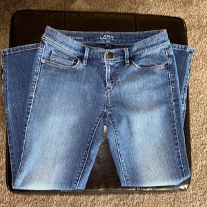 👖ANN TAYLOR LOFT Zipper Ankle Jeans, Size 25/0👖
